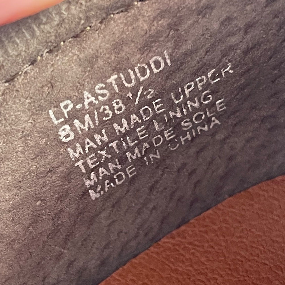 Lucky Brand green leather upper slip on driving loafer - Picture 8 of 8